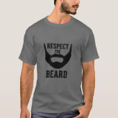 Eerbiediging van de baard t-shirt (Voorkant)