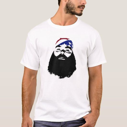 Eerbiediging van de baard t-shirt (Voorkant)