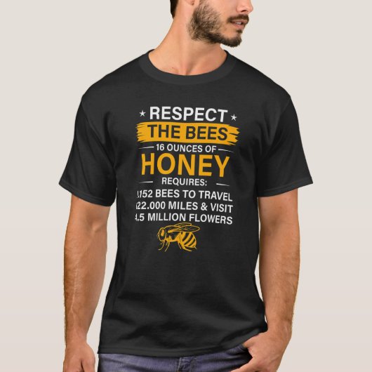 Eerbiediging van de bijenimker t-shirt (Voorkant)