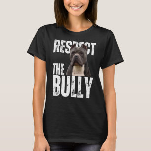 Eerbiediging van de bulledocht van Sarcastisch-Ame T-shirt