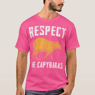 Eerbiediging van de Capybaras T-shirt