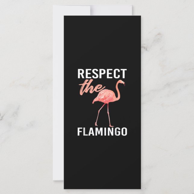 Eerbiediging van de Flamingo | Funny Flamingo Love (Voorkant)