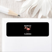 Eerbiediging van de Flamingo | Funny Flamingo Love Etiket (Insitu)