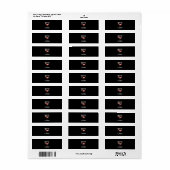 Eerbiediging van de Flamingo | Funny Flamingo Love Etiket (Full Sheet)