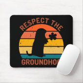 Eerbiediging van de grondhog muismat (Met muis)