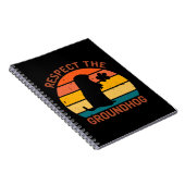 Eerbiediging van de grondhog notitieboek (Rechterzijde)