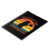 Eerbiediging van de grondhog notitieboek (Linkerzijde)