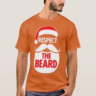 Eerbiediging van de kerstman met de baard t-shirt