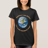 Eerbiediging van de milieu-ecologie van de planeet t-shirt (Voorkant)