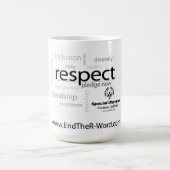 Eerbiediging van de mok van koffie (Center)