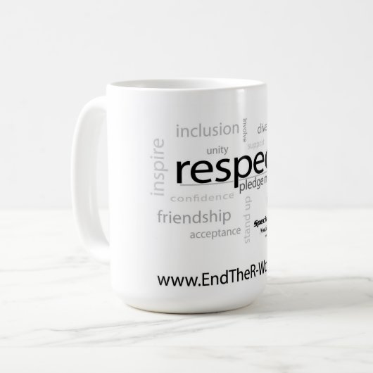 Eerbiediging van de mok van koffie (Voorkant links)