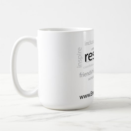 Eerbiediging van de mok van koffie (Links)