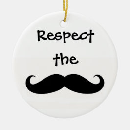 Eerbiediging van de Mustache Ornament