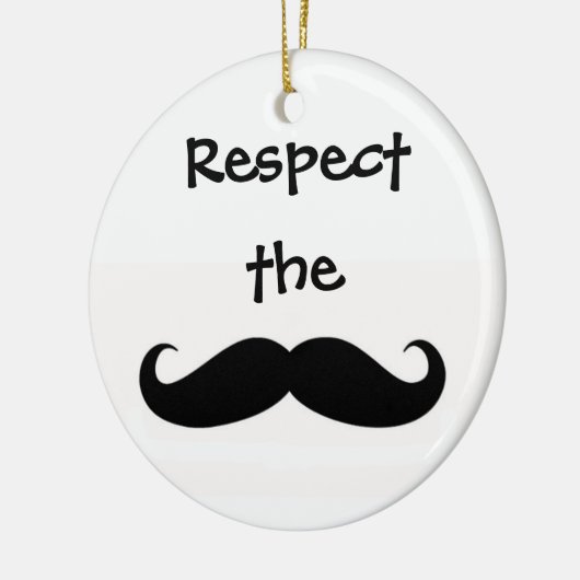 Eerbiediging van de Mustache Ornament (Links)