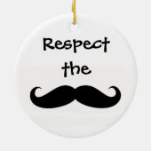 Eerbiediging van de Mustache Ornament (Achterkant)