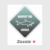 Eerbiediging van de plaatselijke bevolking sticker (Vel)