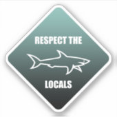 Eerbiediging van de plaatselijke bevolking sticker (Voorkant)