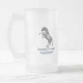 Eerbiediging van de Pony van de oorlog Matglas Bierpul (Links)