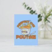 Eerbiediging van de poutine briefkaart (Staand voorkant)