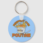 Eerbiediging van de poutine sleutelhanger (Voorkant)