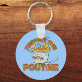 Eerbiediging van de poutine sleutelhanger (Voorkant)