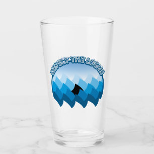 Eerbiediging van de sluizen - haaienoverlagen glas