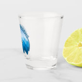 Eerbiediging van de sluizen - haaienoverlagen shot glas (Rechts)