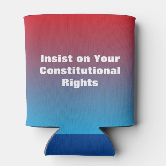 Eerbiediging van de stemming en de stemming blikjeskoeler (Achterkant)