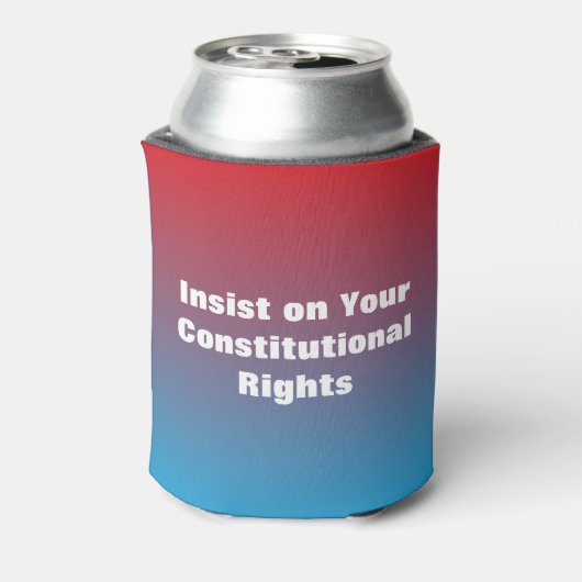 Eerbiediging van de stemming en de stemming blikjeskoeler (Blikje Achterkant)