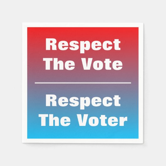 Eerbiediging van de stemming en de stemming servet (Voorkant)