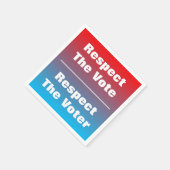 Eerbiediging van de stemming en de stemming servet (Hoek)