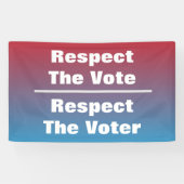 Eerbiediging van de stemming en de stemming spandoek (Horizontaal)