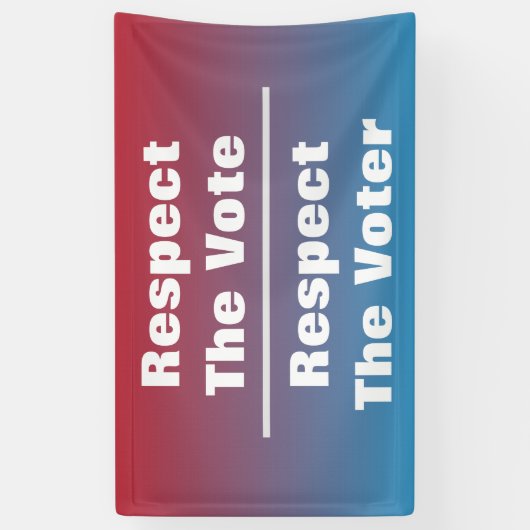 Eerbiediging van de stemming en de stemming spandoek (Verticaal)