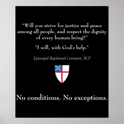 Eerbiediging van de waardigheid van alle mensen poster (Voorkant)