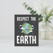 Eerbiediging van het bewustzijn van de bescherming briefkaart (Staand voorkant)