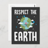 Eerbiediging van het bewustzijn van de bescherming briefkaart (Voorkant / Achterkant)