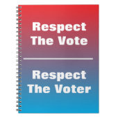 Eerbiediging van het Notitieboek bij de stemming e (Voorkant)