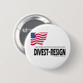 Eerbiediging van het voorzitterschap ... afstoting ronde button 5,7 cm (Voorkant /achterkant)