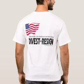 Eerbiediging van het voorzitterschap ... afstoting t-shirt (Achterkant)