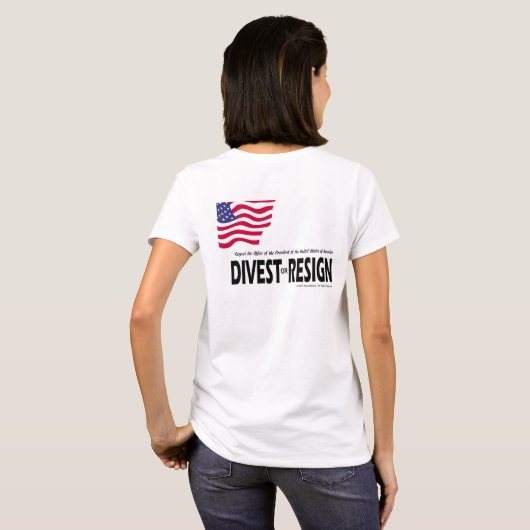 Eerbiediging van het voorzitterschap ... afstoting t-shirt (Achterkant volledig)