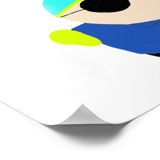 Eerbiediging van mijn gezag poster (Hoek)