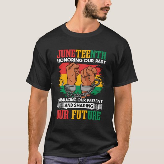 Eerbiediging van ons verleden juli 4 1865 Junenth T-shirt (Voorkant)