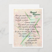 Eercard voor arts dank en waardering bedankkaart (Voorkant / Achterkant)