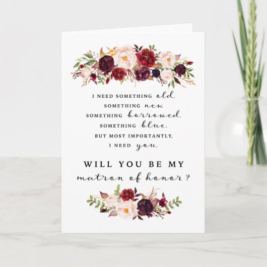 Eercard voor getuige, Vouwkaart Kaart (Voorkant)