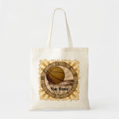 Eerder Basketball spelen Tote Bag (Voorkant)