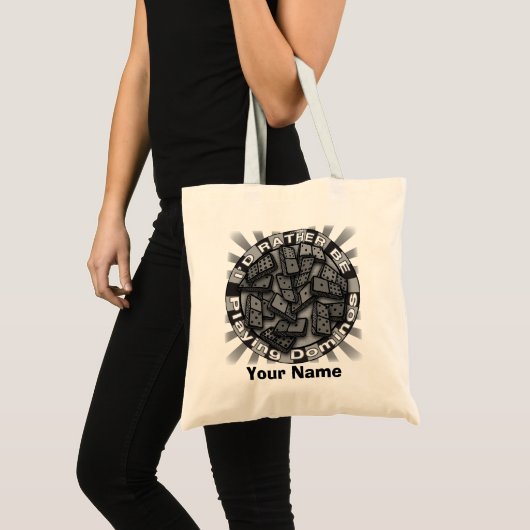 Eerder Domino spelen boodschappentas Tote Bag (Voorkant (product))