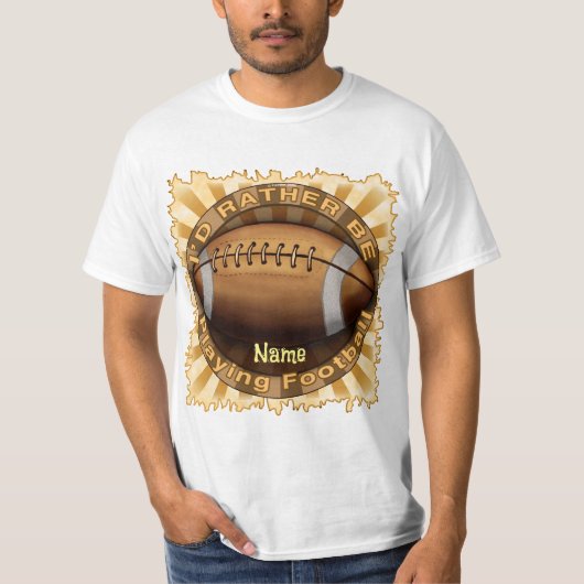 Eerder Football afspelen T-shirt (Voorkant)