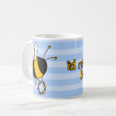 eerder het slaan van de bijen koffiemok (Voorkant links)