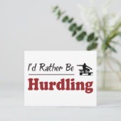 Eerder 'Hurdling' Briefkaart (Staand voorkant)