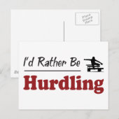 Eerder 'Hurdling' Briefkaart (Voorkant / Achterkant)